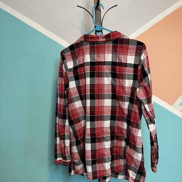 Essentials Womens Plus Sized‎ Plaid Button Down 18/20w 2x - Picture 2 of 6